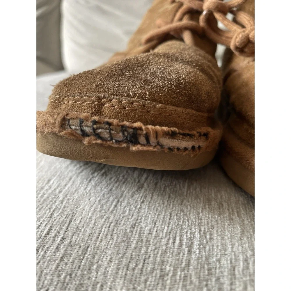 UGG Neumel II Short Chukkam Lace‎ Up Brown Boots Kids Size 3 UGG S/N 1017320K